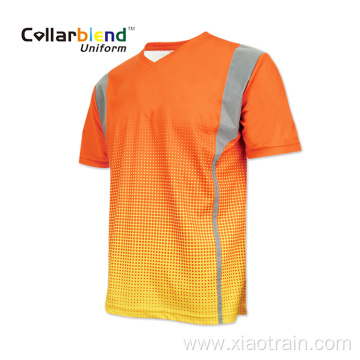 Sublimation Print Reflective T Shirt